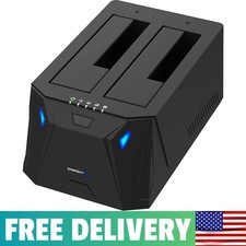 USB 3.0 Dual Bay Hard Drive Docking Station Cloner