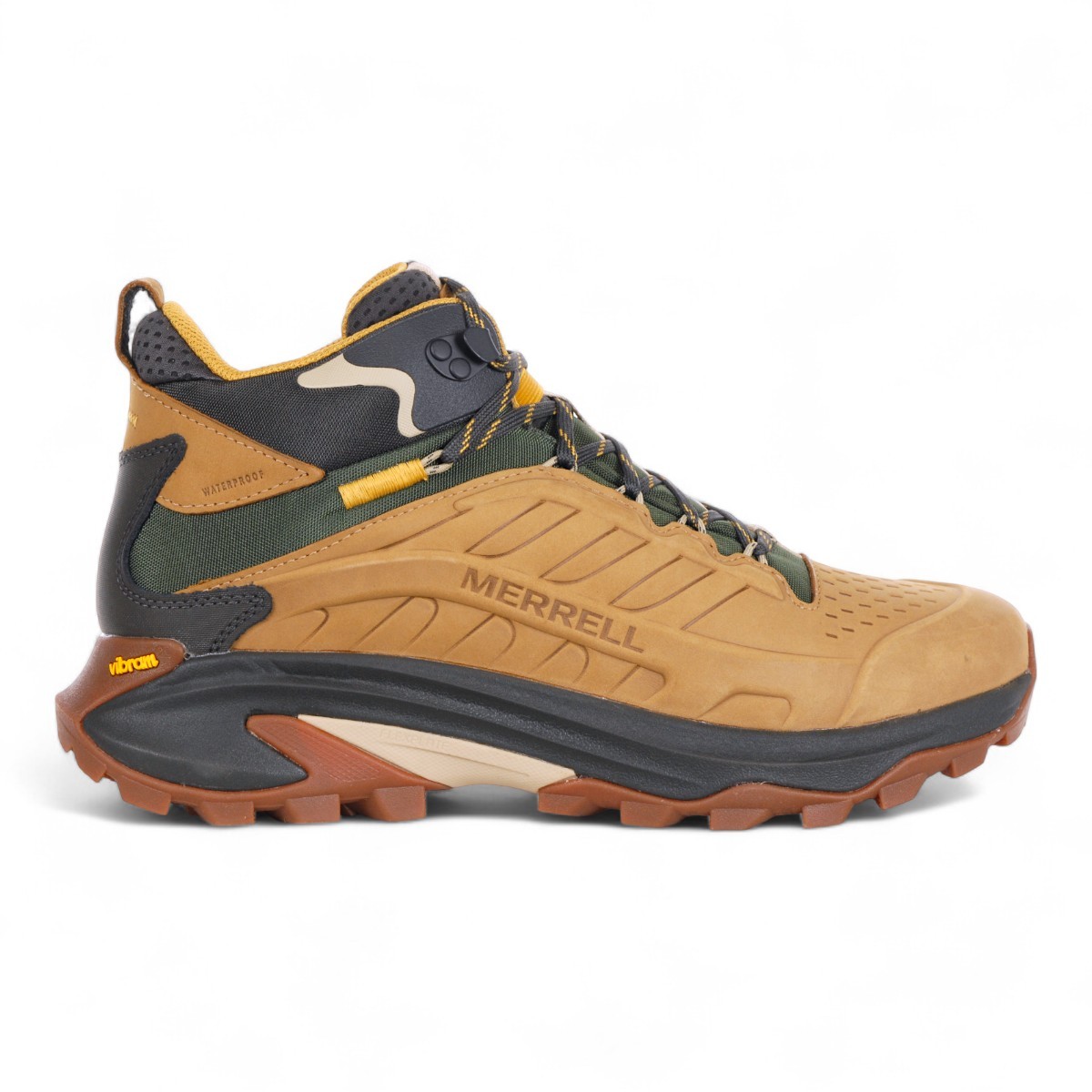 Merrell Men's Moab Speed 2 Mid Tan Leather Hiking Boots J038425 | eBay