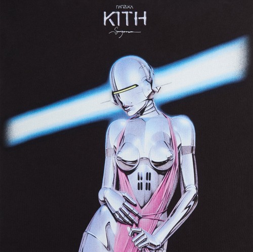 Kith for Nanzuka Gallery Sorayama Sexy Robot Tee Black Sizes M-L Soldout NWT - Picture 2 of 9