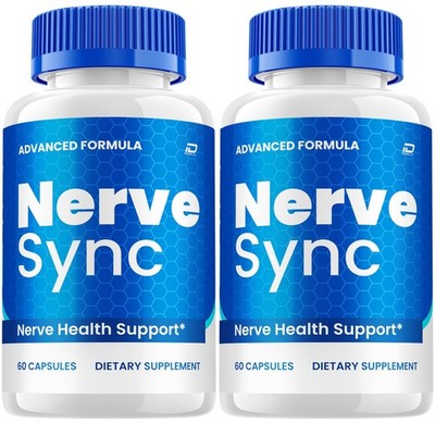 (2 Pack) Nerve Sync Capsules   NerveSync All Natural Glycogen Support