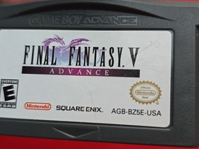 Final Fantasy V 5 Game Boy Advance Nintendo GBA Authentic Saves RPG Handheld
