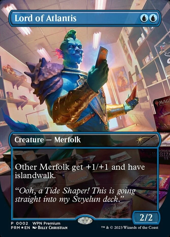 Lord of Atlantis Magic: The Gathering Individual Trading Card