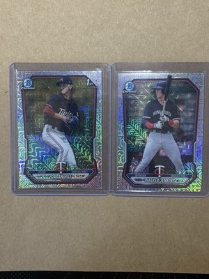 2026 Bowman Chrome MIN Twins Lot- Walker Jenkins & Dasan Hill Mojo