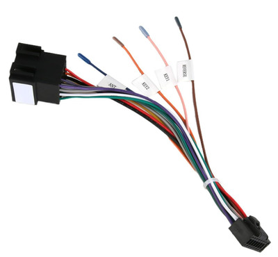1xDIN ISO 16PIN Kabel Autoradio Adapter Kabelbaum Stereo Stecker Android KFZ