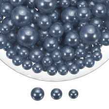 200Pcs Pearl Bead for Vase Filler 20/14/10mm Floating Beads Dark Gray 