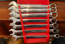 Snap-on Tools 7 Piece Sae. Short 15 Degree Offset Combination Wrench Set Oxa707