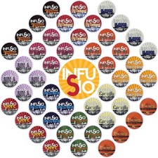 Flavored Coffee Pods Variety Pack 48 Count Medium Roast K Cups Assorted