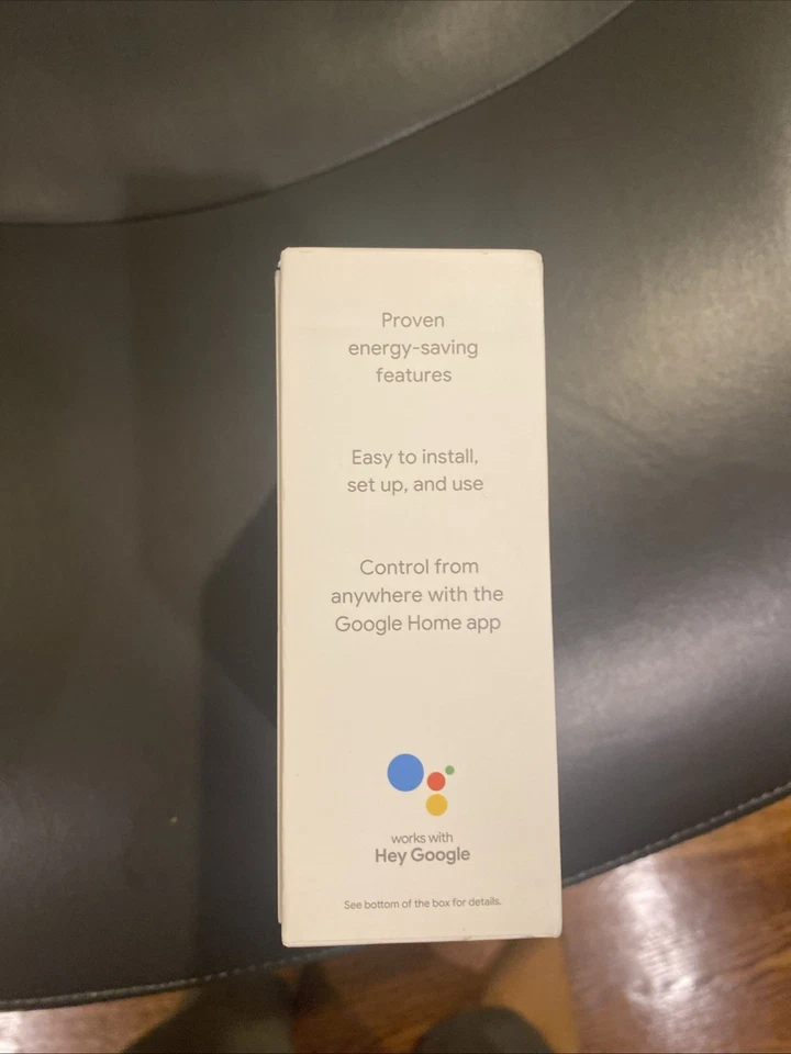 Google Nest Smart Thermostat 4th Generation  G4CVZ-US New Sealed Box Snow - Image 4 of 4