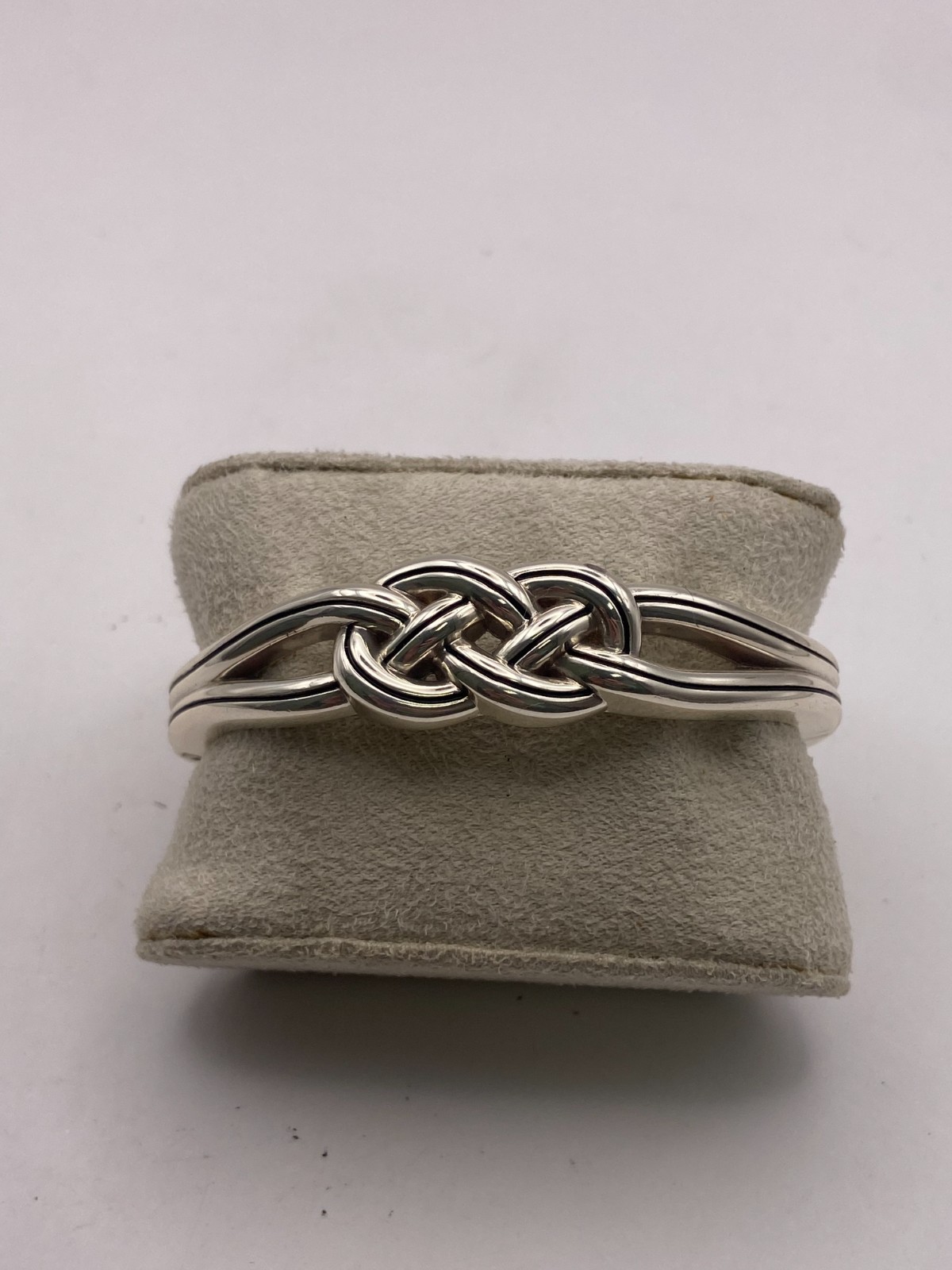 Brighton Interlock Celtic Knot Hinge Bangle Brace… - image 1