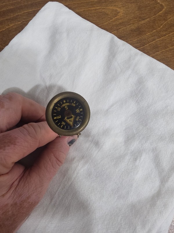 Vintage Liquid Filled German Pasto Lapel Coat Compass WWII