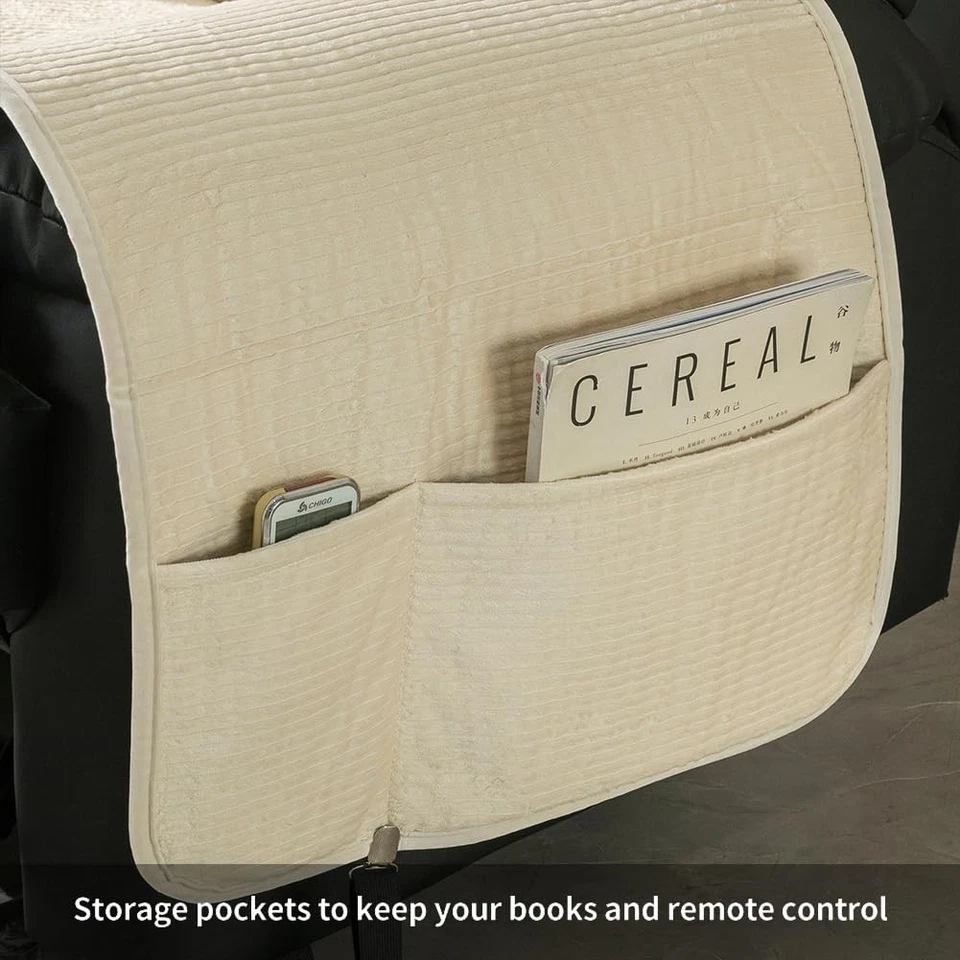 STONECREST Non Slip Recliner Chair Cover - Corduroy Cotton Face Recliner Slip... - Image 2 of 4