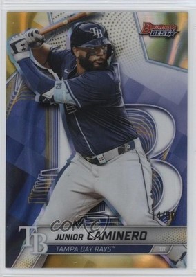 2025 Bowman's Best Gold Lava Refractor 14/50 Junior Caminero #53 1az7