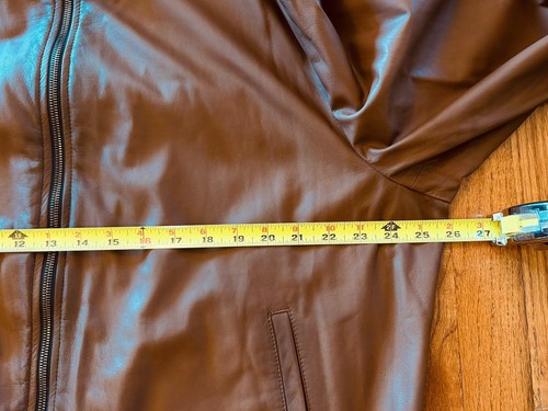 Fratelli Rossetti Mens Ovine Leather Reversible Jacket Size 48 - Picture 4 of 9