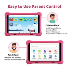 Kids Tablet 8 inch Android 12 Tablet 32GB ROM Gaming Learning Education Pad 2pcs