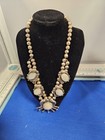 Vintage Native American Squash Blossom Necklace, heavily characteristic of... — photo 10