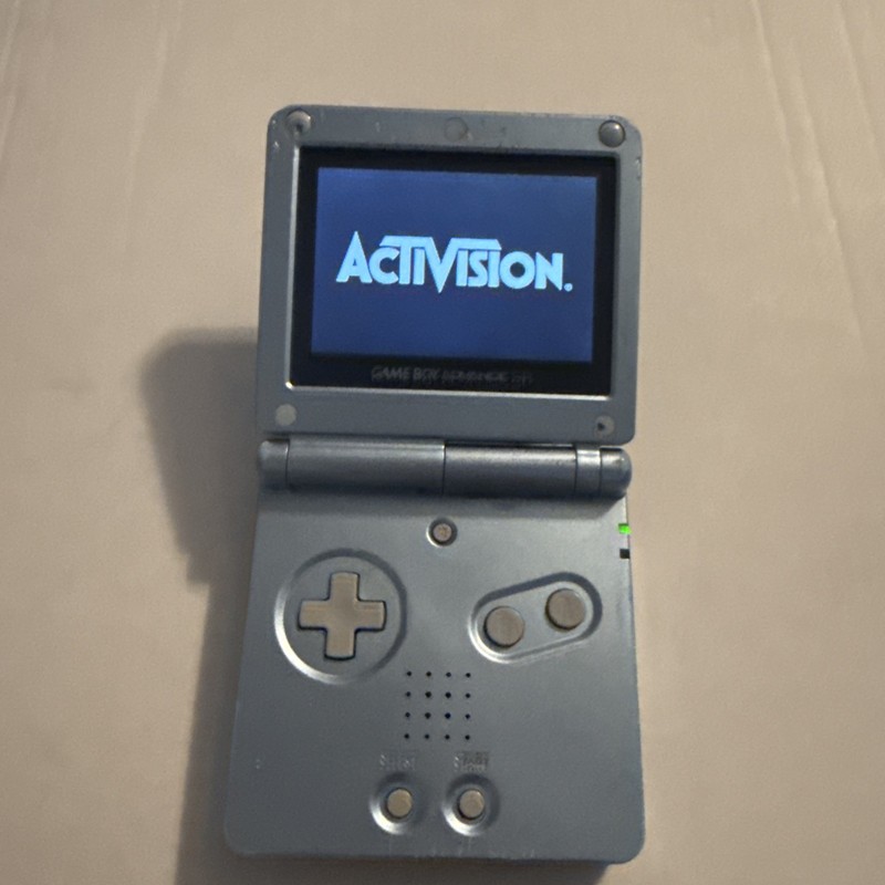 Nintendo Game Boy Advance SP - Pearl Blue Console Only READ DESCRIPTION