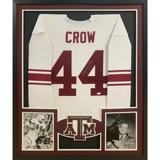 John David Crow Framed Jersey JSA Autographed Signed Texas A&M LS