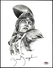 Sammy Sam Baugh 8x10 Lithograph HOF PSA/DNA Signed Auto Autographed