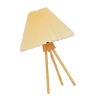 Fixed Brightness Desk Lamp Retro Style Versatile Pleated Bedside Table Lamp NEW
