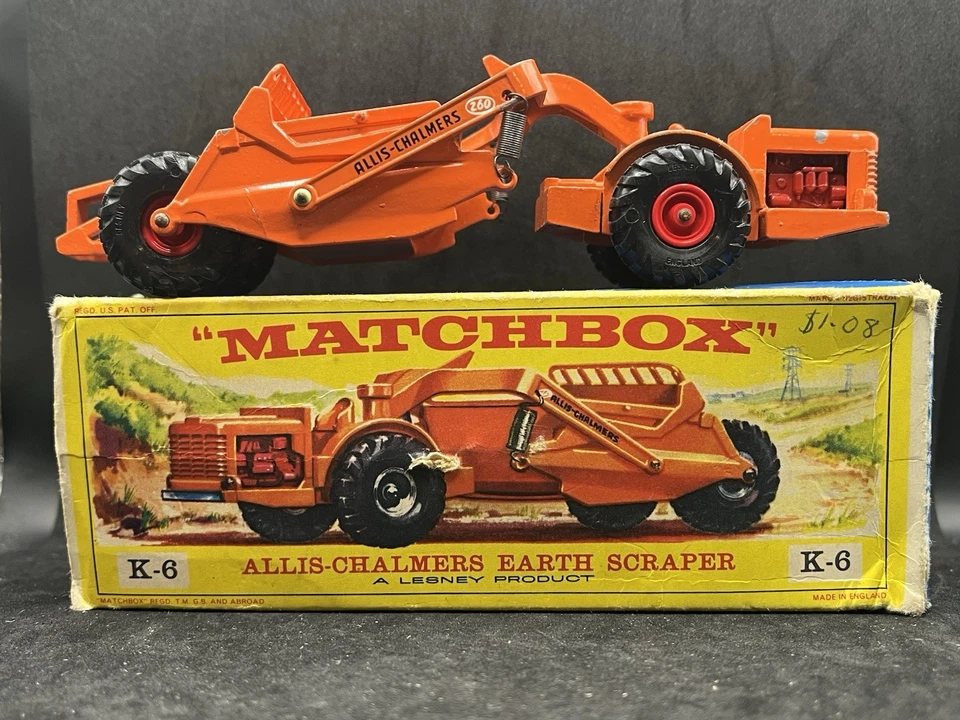 Matchbox King Size K6-A2: Allis-Chalmers Earth Scaper with K3 Box - Image 2 of 4