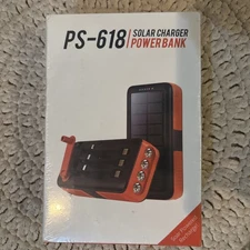 Solar Charger Power Bank 63200mAh, Dual Inputs, Hand Crank ~NEW~