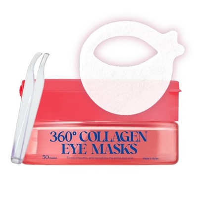 360° Collagen Eye Masks   Korean Under Eye Patches with Bakuchiol Retinol, Fi...