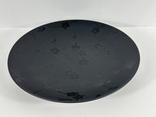 Worldview Asian Blossom by HOME Dinner Plate Black