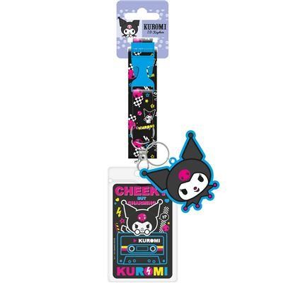 Sanrio Kuromi Punky Id Schlüsselanhänger & Lanyard Schlüsselanhänger Pyramid International