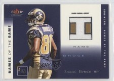 2002 Fleer Genuine Names of the Game Jerseys 112/500 Isaac Bruce #IB-NG HOF ex0