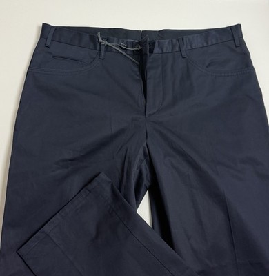 #348 Pal Zileri Blue Cotton Pants Size 33   RETAIL $395 NWT