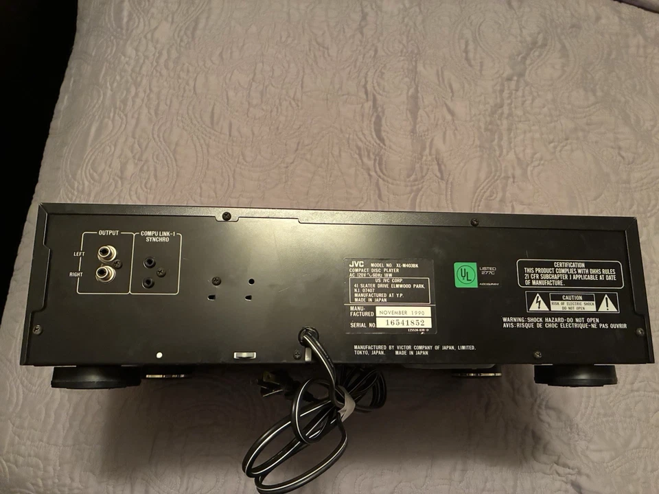 JVC CD Compact Disc Player XL-M403BK Japan - Image 4 of 4