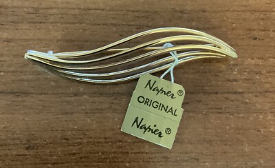 NWT Vintage Napier Pin Gold Tone