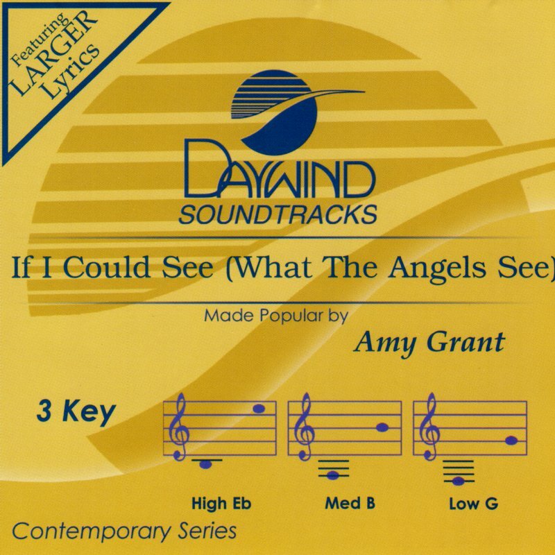 If I Could See (What The Angels See) - Amy Grant - Accompaniment 