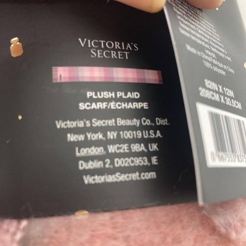 Sciarpa Victoria's Secret peluche quadri quadri super morbida trendy collo avvolgente - Foto 11 di 11