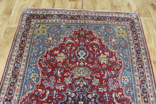 FINE HANDMADE PERSIAN ORIENTAL WOOL RUG FLORAL DESIGN 160 X 106 CM - Picture 9 of 14