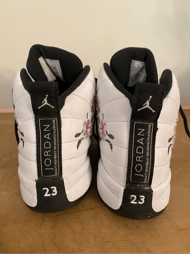 Nike Air Jordan 2.5 Retro GS floral Sneakers black white high top - Picture 4 of 7