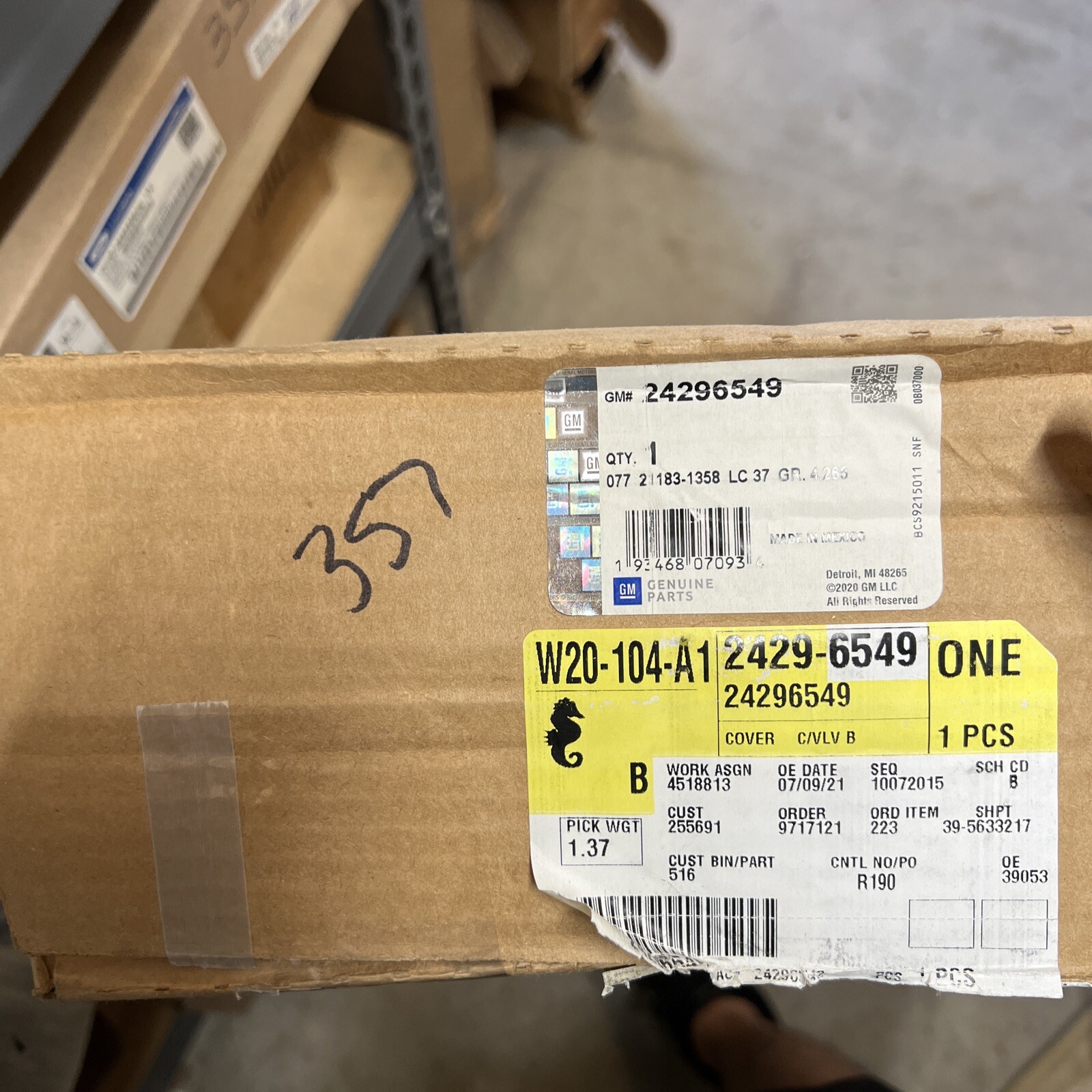 New OEM Genuine GM Body Valve Control Cover 24296549 | eBay