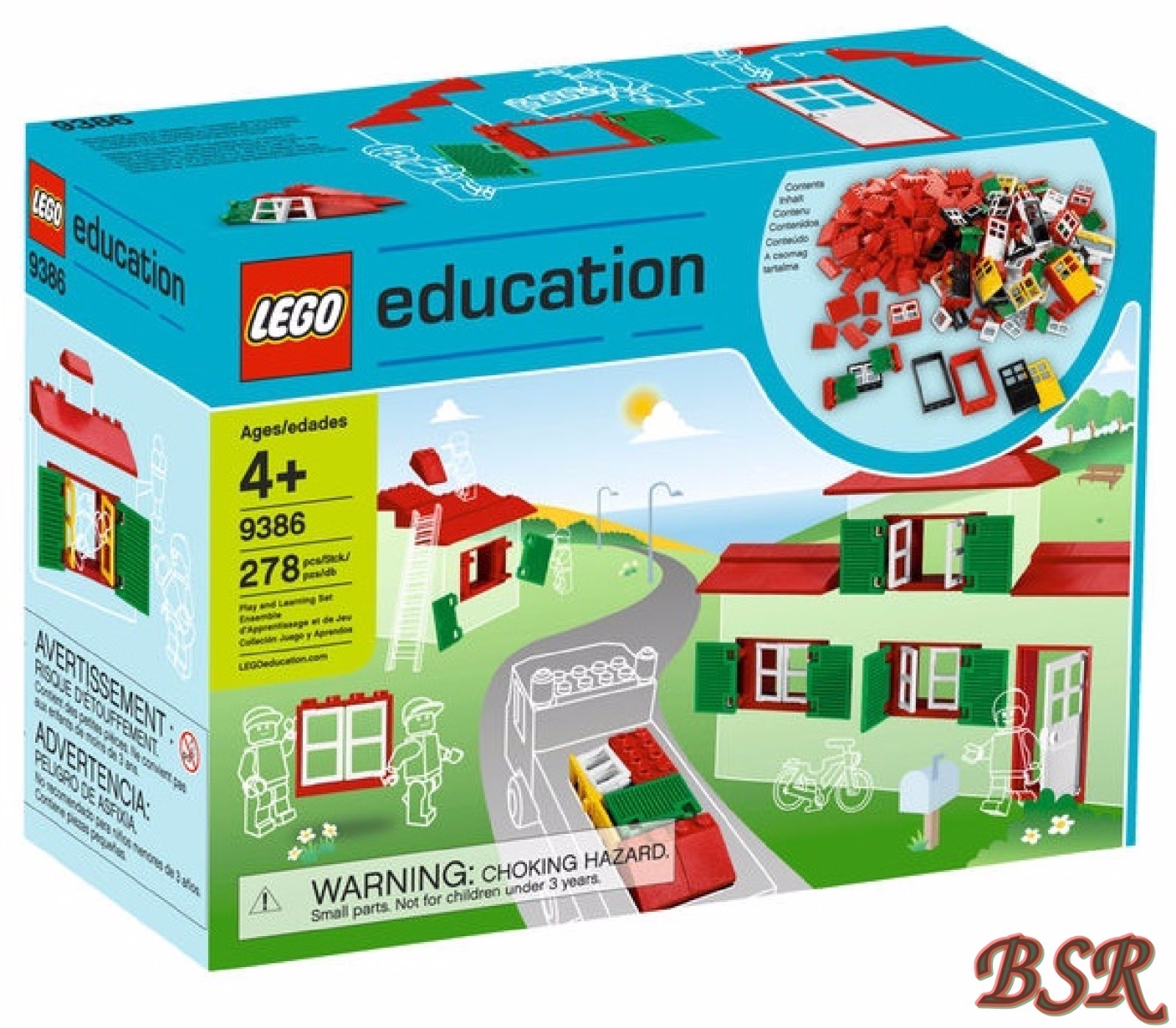 B-Ware LEGO ® Education 9386 porte, finestre & Pietre Tetto 278 pezzi & NUOVO & OVP B-Ware LEGO ® Education 9386 porte, finestre & Pietre Tetto 278 pezzi & NUOVO & OVP