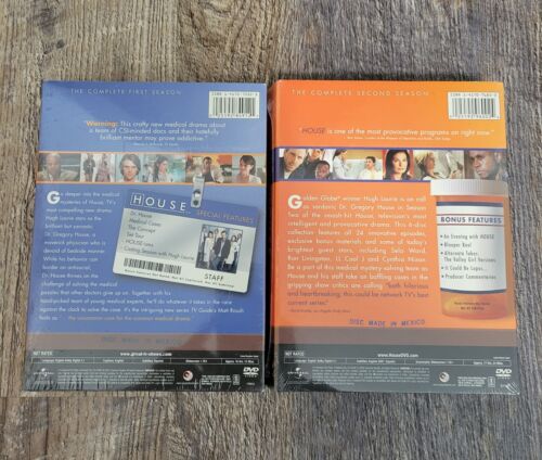 Brand New - House M.D. Seasons 1 & 2 DVD Boxed Sets Sealed - Sale - Picture 2 of 5