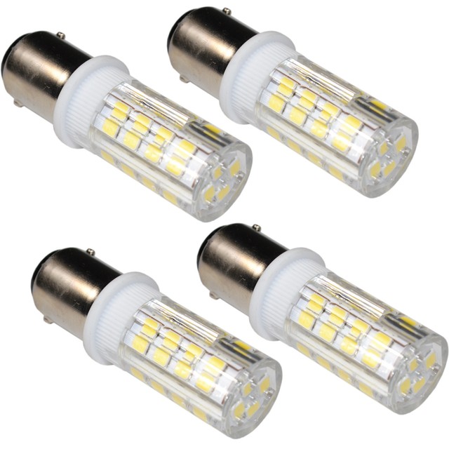 4x LED Light Bulbs BA15d Base 52LEDs for Husqvarna Viking