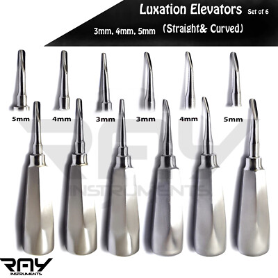 Dental Root Elevators Luxation Surgical Tooth Loosening Extracting Oral Surgery