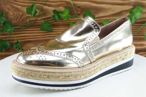 Zara Size 36 M Rose Gold Wingtip 