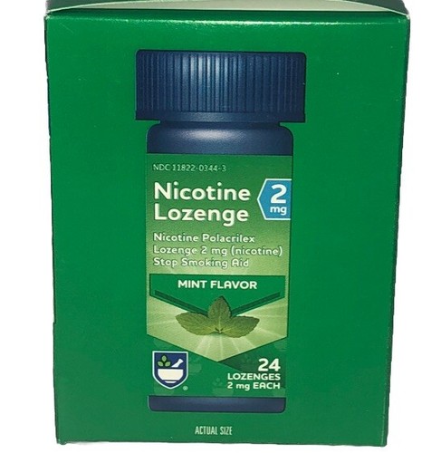 Rite Aid Nicotine 72 Lozenges Stop Smoking Aid 2mg Mint Flavor Exp 11/25-SHIP24H - Picture 4 of 10