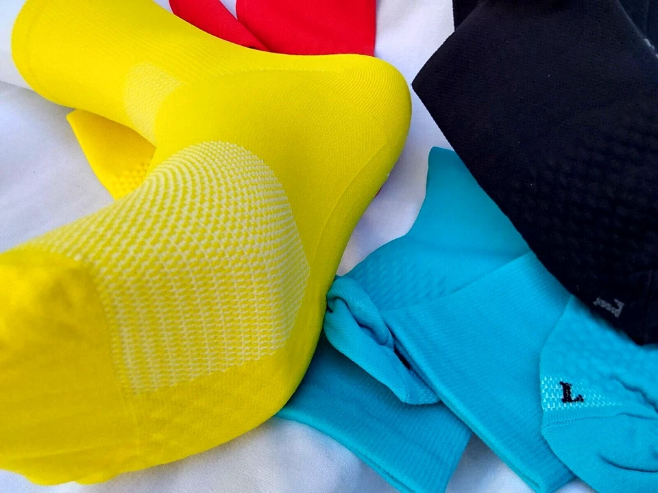 2 PAIRS ! Women Men's Cycling Socks ASYMETRIQUE LEFT and Right Foot bike MTB - Image 2 of 4