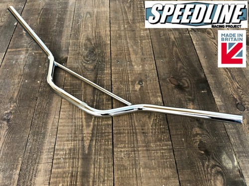 Brat Scrambler Cafe Racer Motorcycle Cross Bar Brace Handlebars Chrome 7/8" 22mm - Picture 7 of 7