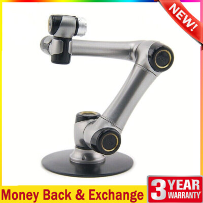 Industrial Robotic Arm Gray Robot Model for Industrial Application & Teach Model