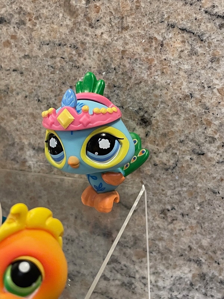 Figurine Pélican Pailleté #2293 Littlest Pet Shop - Occasion - Accessoire Pour Chiens (jouet)