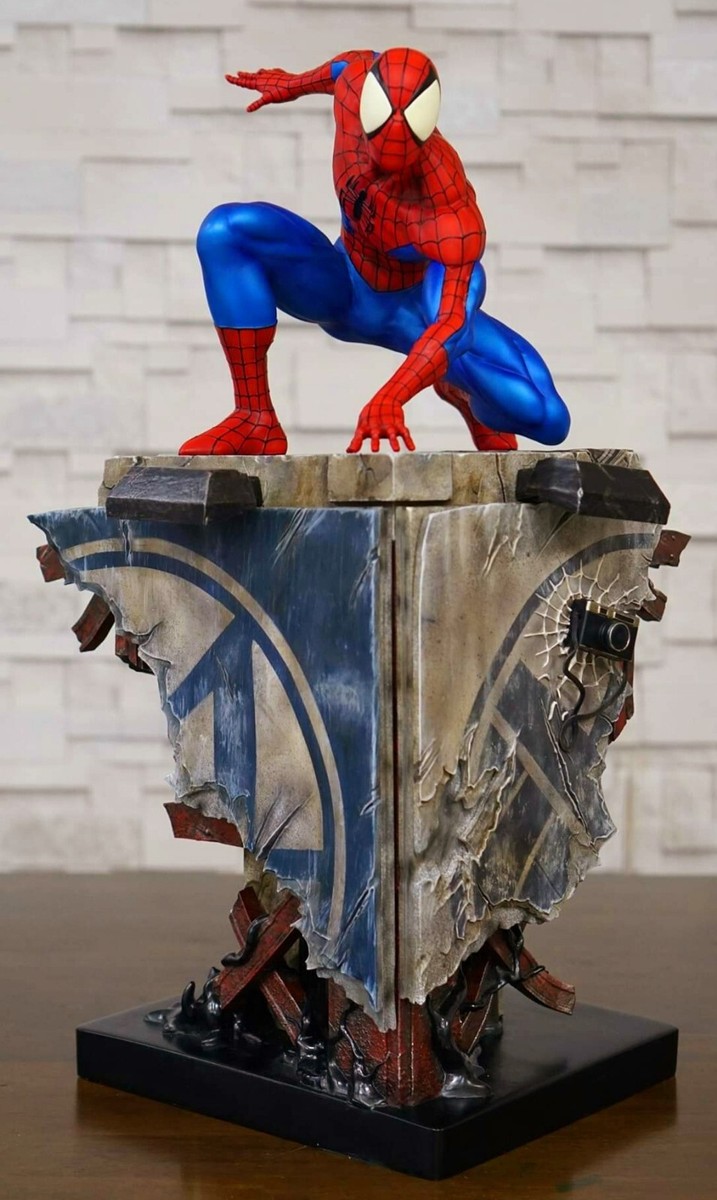 Custom Marvel 1/4 Alex Ross Spider-Man Figure Statue Light