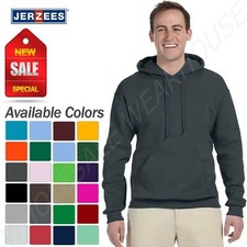 Jerzees Mens Hoodie Fleece Pullover Gym Hooded Sweatshirt Size S-5XL 996
