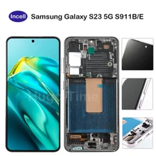 Incell For Samsung Galaxy S23 5G S911B/E LCD Display Touch Screen Assembly Green